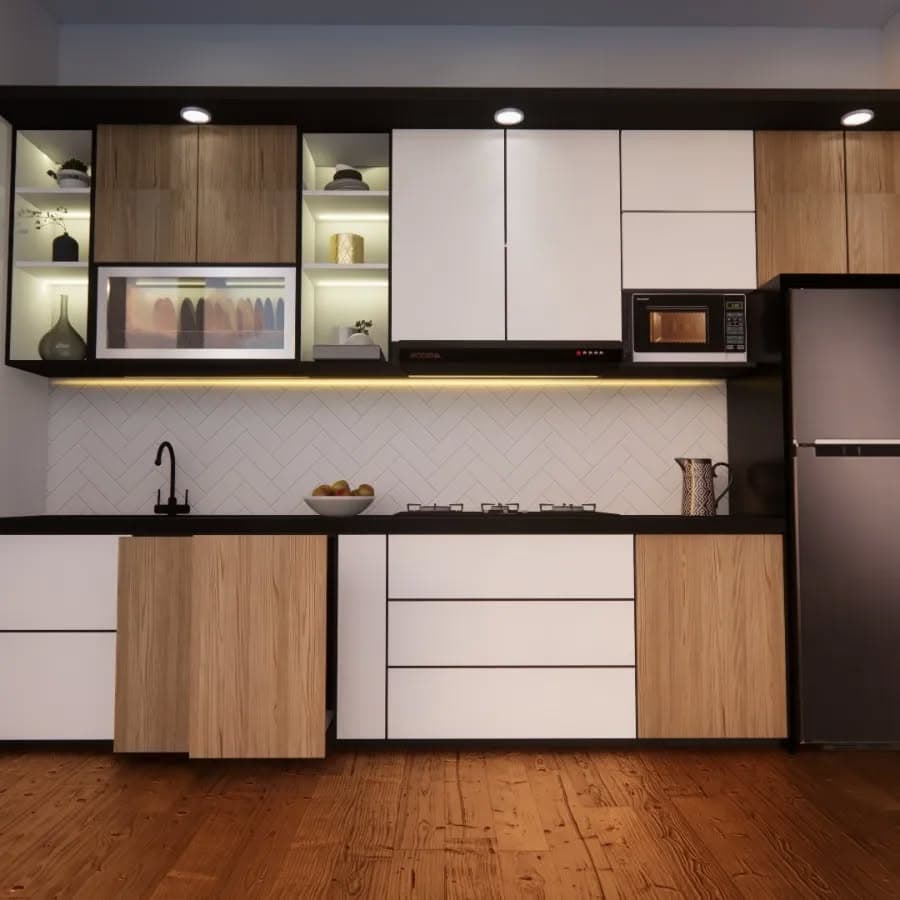 Desain Interior Dapur Ibu Dian