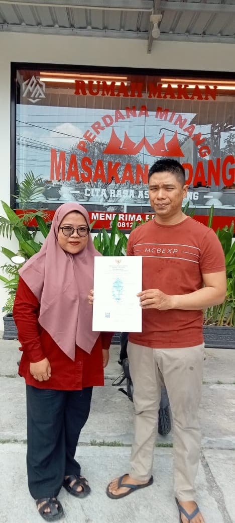 Penyerahan PBG/SLF Rumah Makan Padang