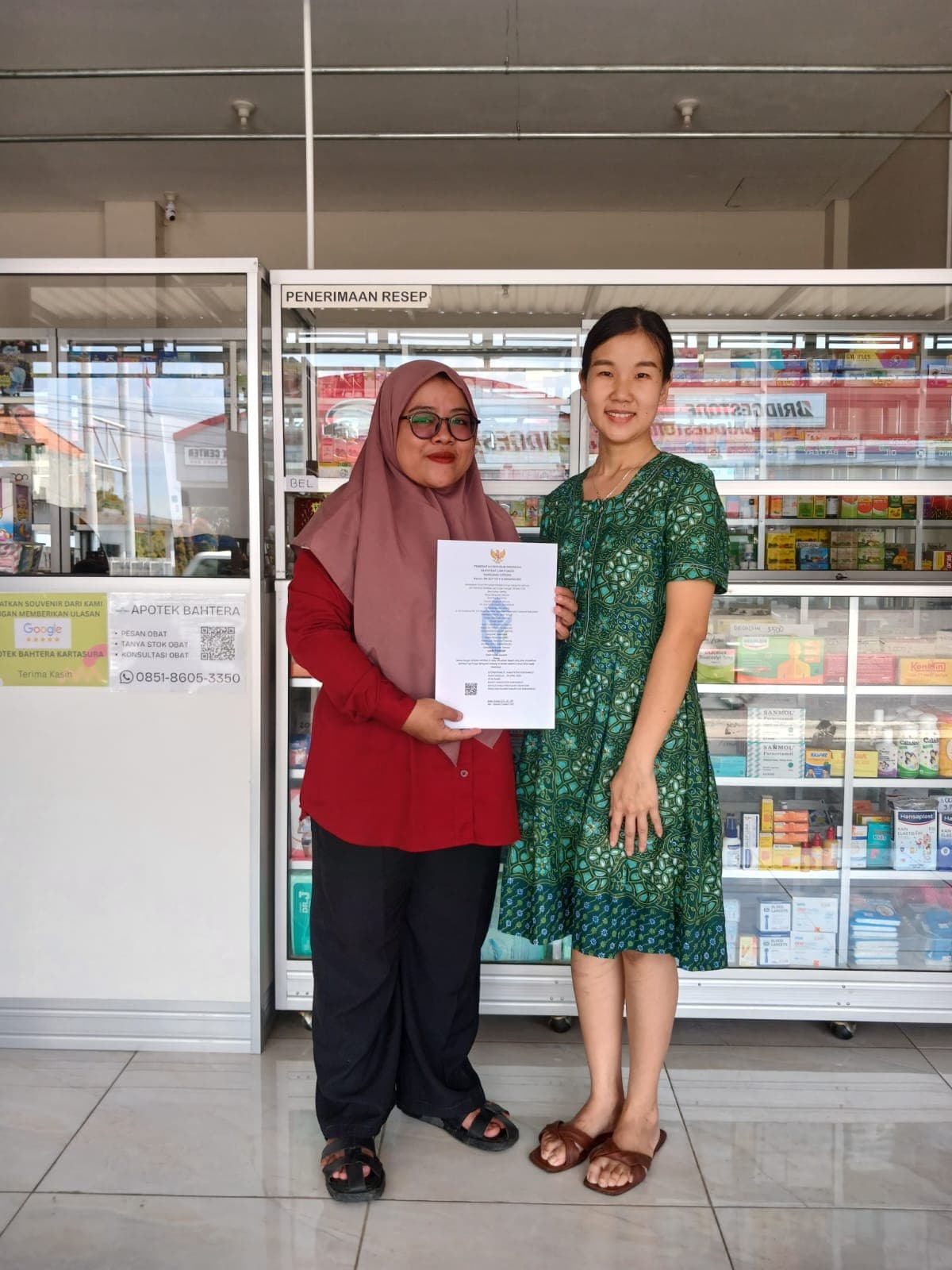 Penyerahan PBG/SLF Apotek Bahtera