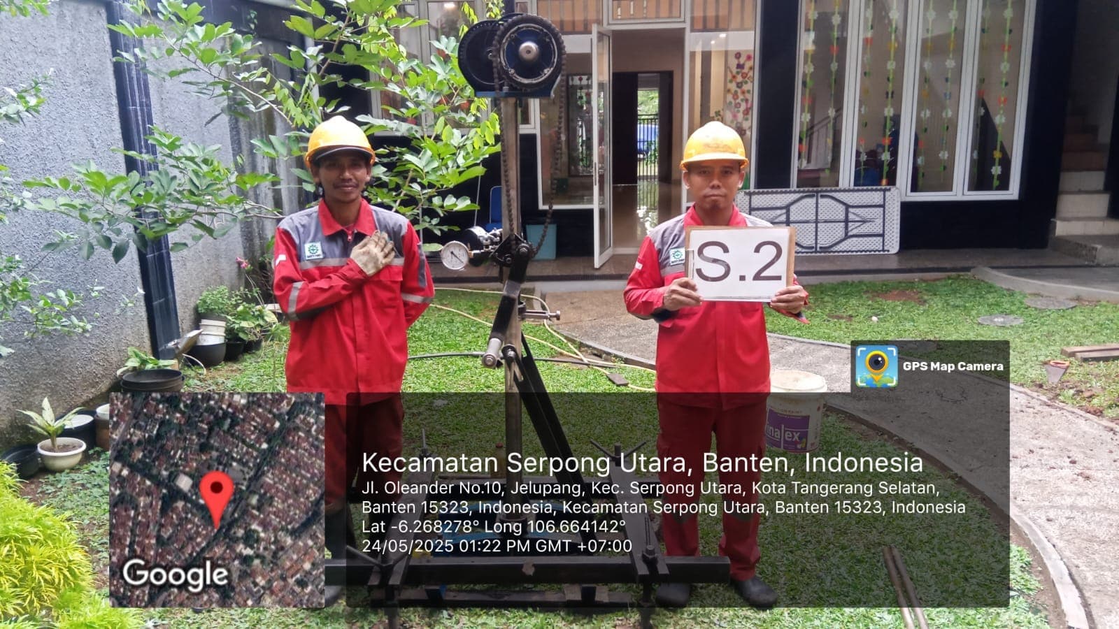 Pelaksanaan Uji Sondir di Gereja HKBP Serpong